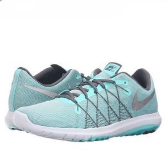 Nike Shoes - Nike Womens Flex Fury 2 Gray Athletic Running Shoes Sz 9